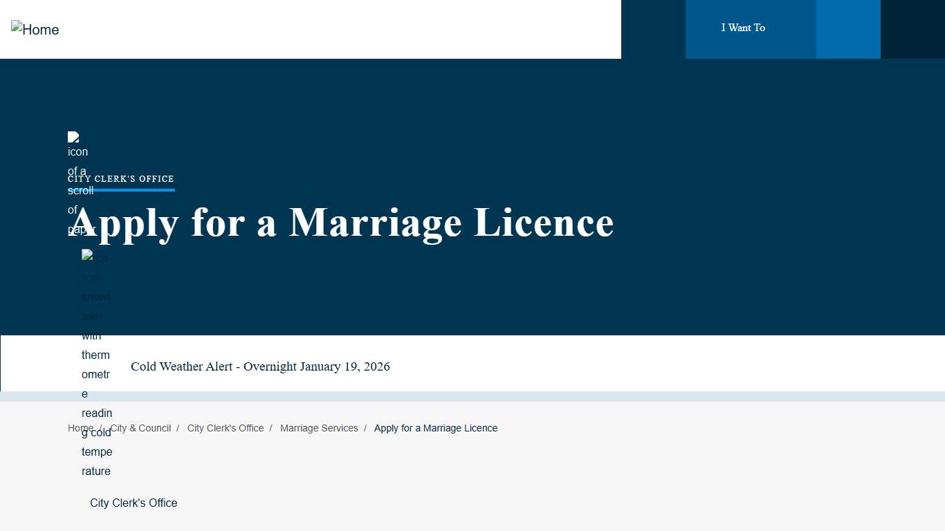 Apply for a Marriage Licence | City of Hamilton